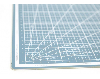 Коврик для резки Серо-синий, формат А3, 5 слоёв