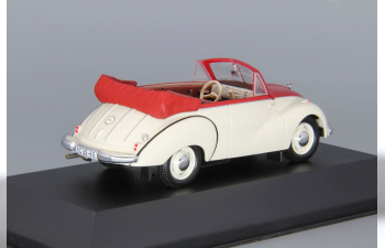 IFA F9 Cabrio (1953), white / red