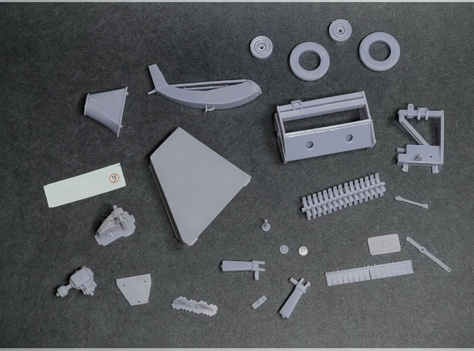 Сборная модель косилка-измельчитель роторная КИР-1.5М, набор для сборки + декаль "КИР"