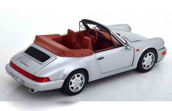 PORSCHE 911 (964) Carrera 2 Convertible (1990), silver