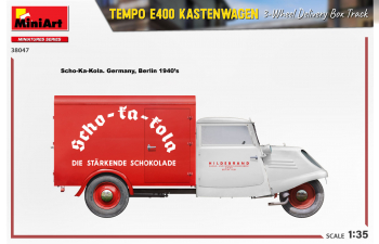 Сборная модель TEMPO E400 VAN KASTENWAGEN 3-WHEELS 1