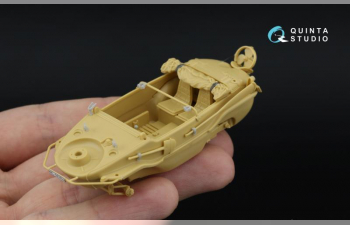 3D Декаль интерьера кабины Schwimmwagen type 166 (Tamiya) (с 3D-печатными деталями)