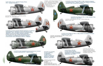 Набор декалей I-153 Part II