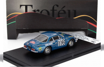 RENAULT Alpine A110 (night Version) №116 Rally Montecarlo (1971) Jean Pierre Rouget - Jean Sarrus, Blue