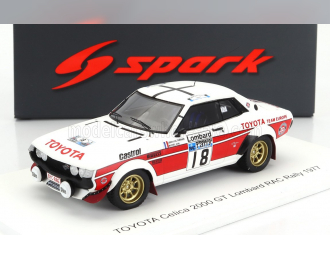 TOYOTA Celica 2000gt №18 Rally Rac Lombard (1977) J.l.Therier - M.Vial, White Red