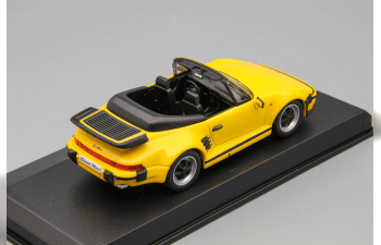 PORSCHE 911 Carrera Flat Nose Cabrio (1989), yellow