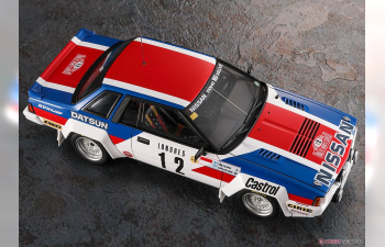 Сборная модель NISSAN 240rs (bs110) Team Nissan Europe (night Version) №12 Rally Carlo (1983) Timo Salonen - Seppo Harjanne
