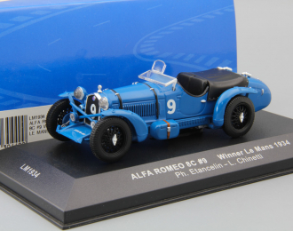 ALFA ROMEO 8C 9 Winner Le Mans (Ph.Etancelin - Luigi Chinetti) 1934, blue