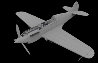 Сборная модель Curtiss P-40C(Hawk 81-A2) Fighter -AVG ’Flying Tigers’