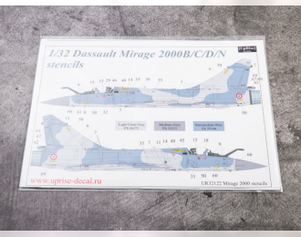 Декаль для Dassault Mirage 2000 B/C/D/N