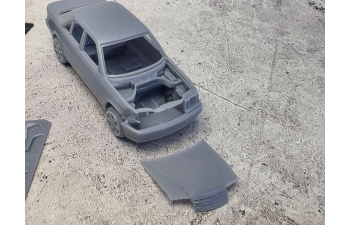 Сборная модель Mercedes-Benz W124 (E500) (из. к/ф "Такси 1") битая