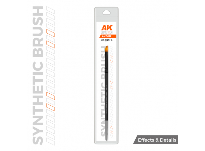 Синтетическая кисть - Кинжал L / AK SYNTHETIC BRUSH – DAGGER L