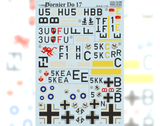 Dornier Do 17 Wet decal