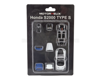 Сборная модель HONDA S2000 Spider Type S (1998), White