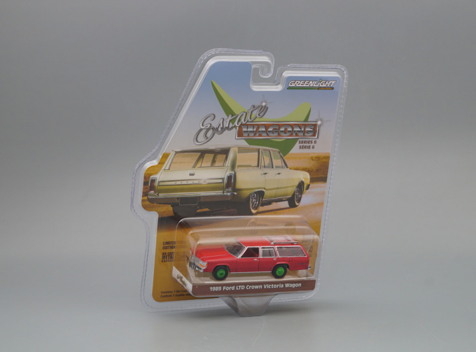 (Greenlight!) FORD LTD Crown Victoria Wagon 1989 Currant Red