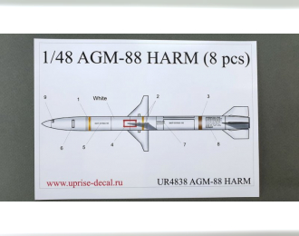 Декаль для AGM-88 HARM