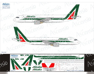 Декаль для airbu A320 (Aitalia 2012)