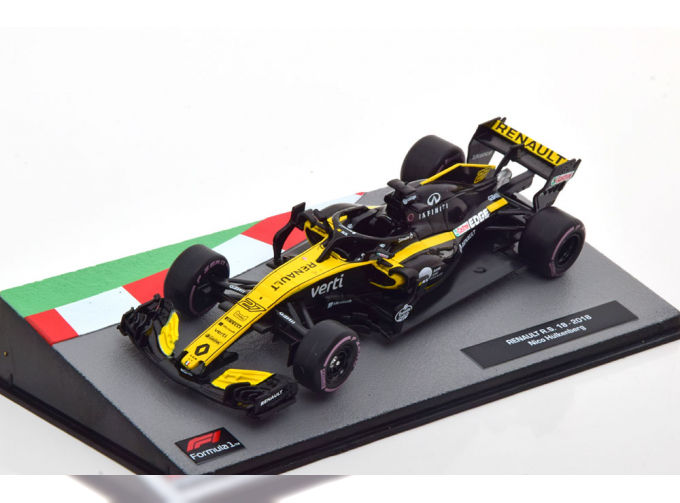 RENAULT F1 Team Renault Sport F1 №27 Season (2018) Nico Hulkenberg, Black Yellow