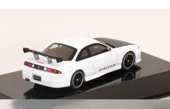 NISSAN 240SX (S14) (1997), white matt-black