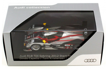 AUDI R18 TDI Sebring 2012 Nr.2, Capello / Kristensen / McNish - Siegerfahrzeug