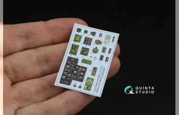 3D Декаль интерьера кабины Curtiss H-75 Hawk (Special Hobby)