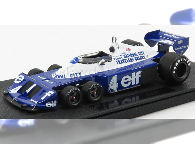 TYRRELL F1 P34/2 Elf Ford Six Wheels №4 Season Gp (1977) P.Depailler, Blue White