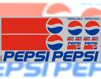 Декаль под НЕФАЗ-93341 Pepsi вариант 6 (140х320)