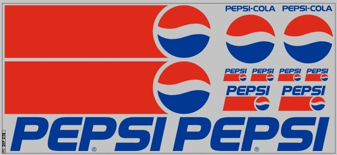 Декаль под НЕФАЗ-93341 Pepsi вариант 6 (140х320)