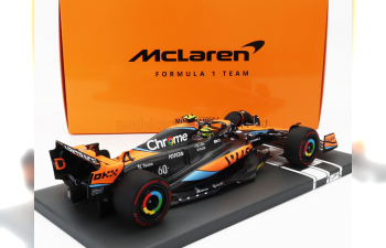 McLAREN F1 Mcl60 Team Mclaren N4 Season (2023) Lando Norris, Orange Black Blue