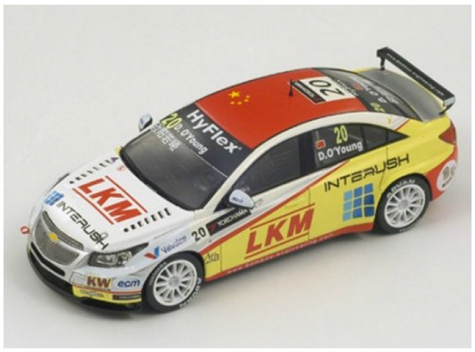 CHEVROLET Cruze 1.6T 20 Winner Independent Driver Macau WTCC 2012, yellow