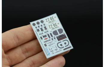 3D Декаль интерьера кабины Mitsubishi Lancer Evolution X (Aoshima)