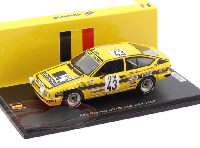 ALFA ROMEO Alfetta GTV/6 №43 11th 24h Spa Georges Cremer, Giorgio Francia, Marco Micangeli (1982)