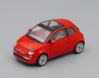 FIAT 500 2007, red