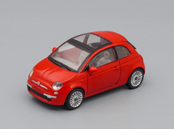 FIAT 500 2007, red