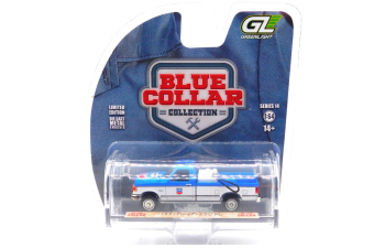 FORD F-250 XL пикап с топливной цистерной "Chevron" (1991), Light Blue/Blue