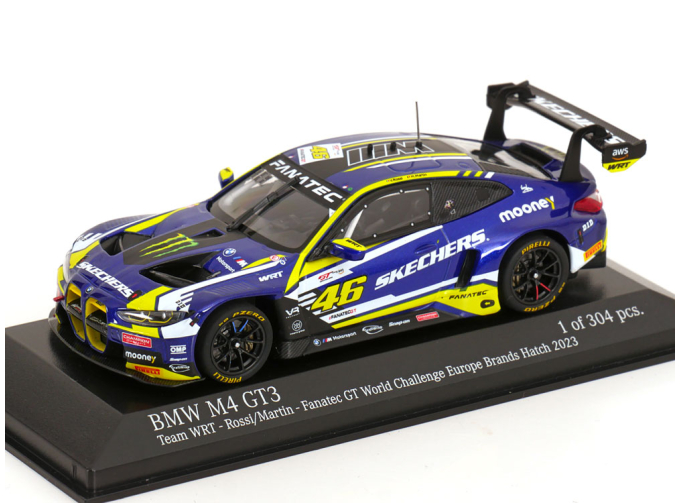BMW M4 GT3 No.46, Brands Hatch, Rossi/Martin (2023)