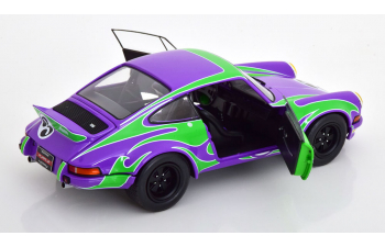 PORSCHE 911 RSR No 3 Hippie Tribute (1973), purple green