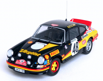 PORSCHE 911 Carrera RS Coupe (night version) №48 Rally Monte Carlo Reiner Altenheimer - Gerd Blankenhagen (1976), black/yellow/red