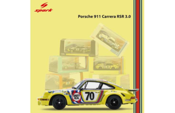 PORSCHE 911 Carrera RSR 3.0 №70 24H Le Mans R.Touroul/H.Cachia/D.Rua (1974), yellow