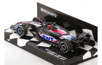 ALPINE F1 A524 Team Bwt Alpine №31 Season (2024) Esteban Ocon, Black Blue Pink