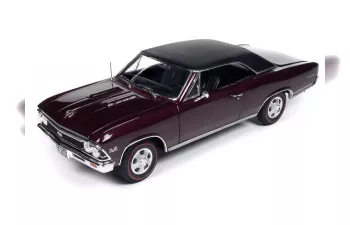 CHEVROLET Chevelle SS 396 (1966), dark red matt-black