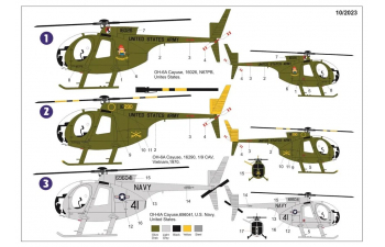 Сборная модель Hughes OH-6A 'Cayuse'