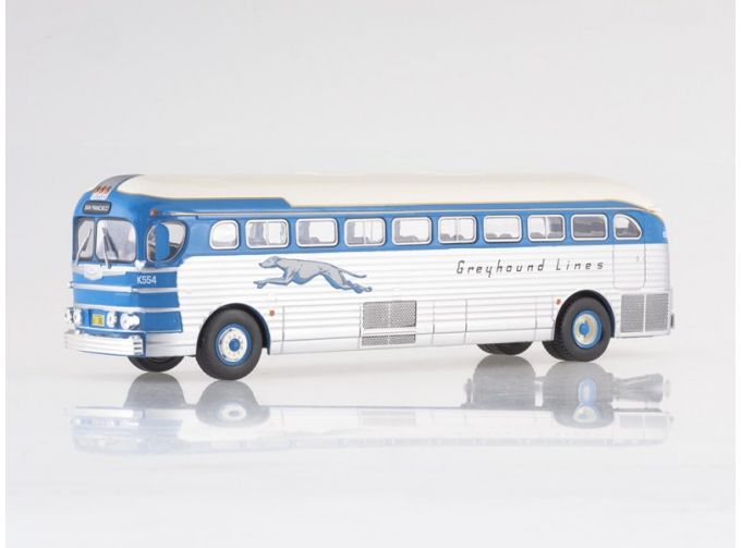 GMC PD-3751 "Greyhound Lines" USA (1947) из серии AUTOBUS & AUTOCAR DU MONDE