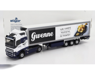 VOLVO Fh4 Truck Semi-frigo Givenne Transports (2020), White Black