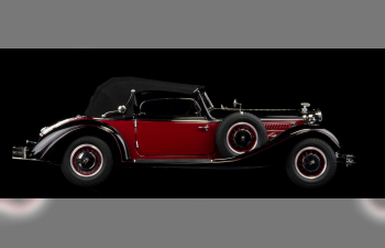 HORCH 853 (1937), two-tone finish red / black