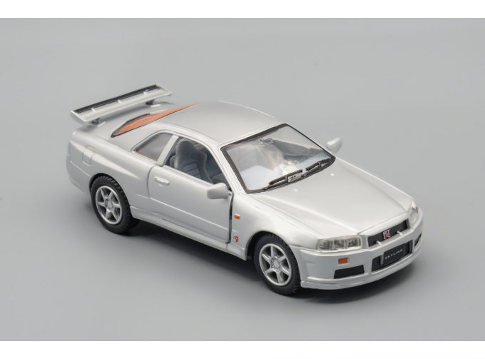 NISSAN Skyline GTR R34, silver