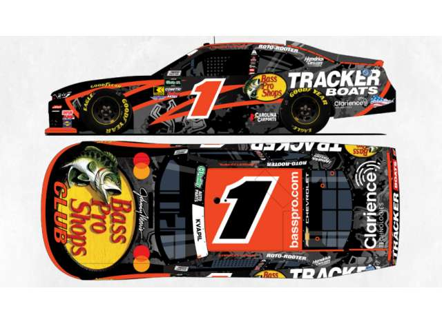Chevrolet #1 Carson Kvapil *Bass Pro Shops/Tracker Boats*, various 2026