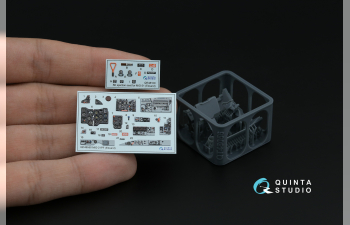 Декаль интерьера кабины МиГ-21ПФ (Eduard) (с 3D-печатными деталями)