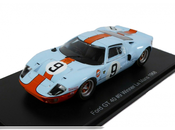 Ford GT40 Gulf P.Rodrigues-L.Bianchi #9 победитель Le Mans 1968