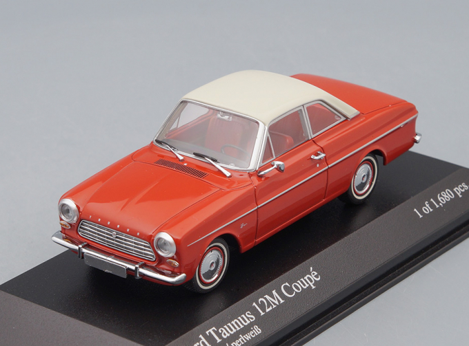 FORD Taunus 12M Coupe (1962), red